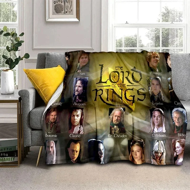 L-Lord of-f the Rings H-Hobbit HD-Decke, weiche Überwurfdecke für Zuhause, Schlafzimmer, Bett, Sofa, Reisen, Büro, solide Decke für Erwachsene – Detail 21