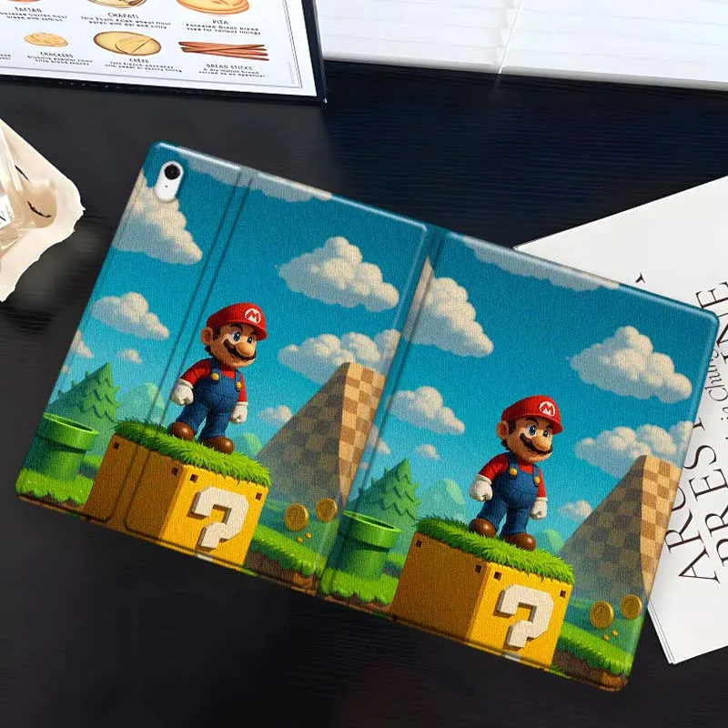 Whimsical Cartoon M-Marios Art Tablet Case