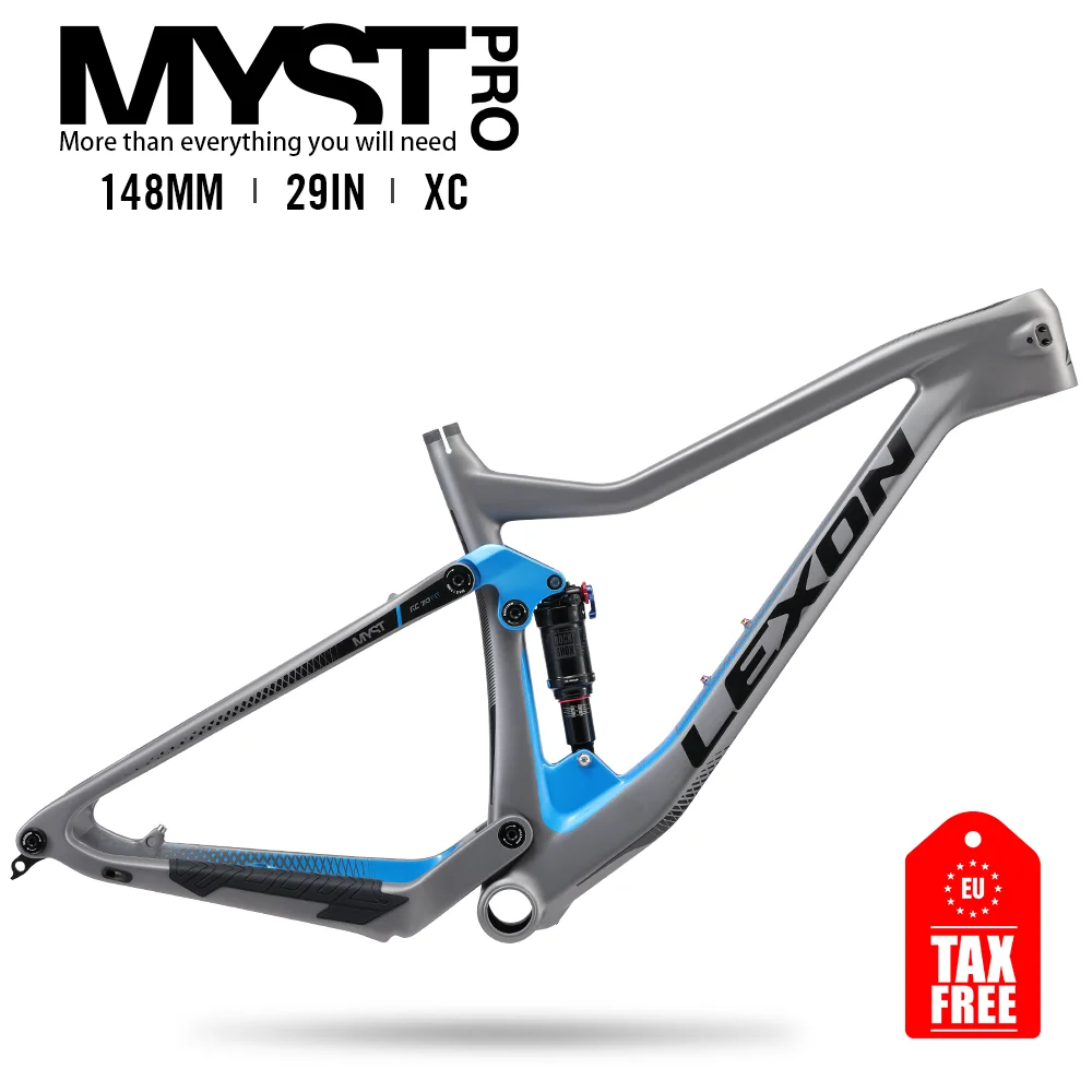 New Lexon Carbon Mountain Bicycle Frame Mbt 29 Xc Trial Cross Country