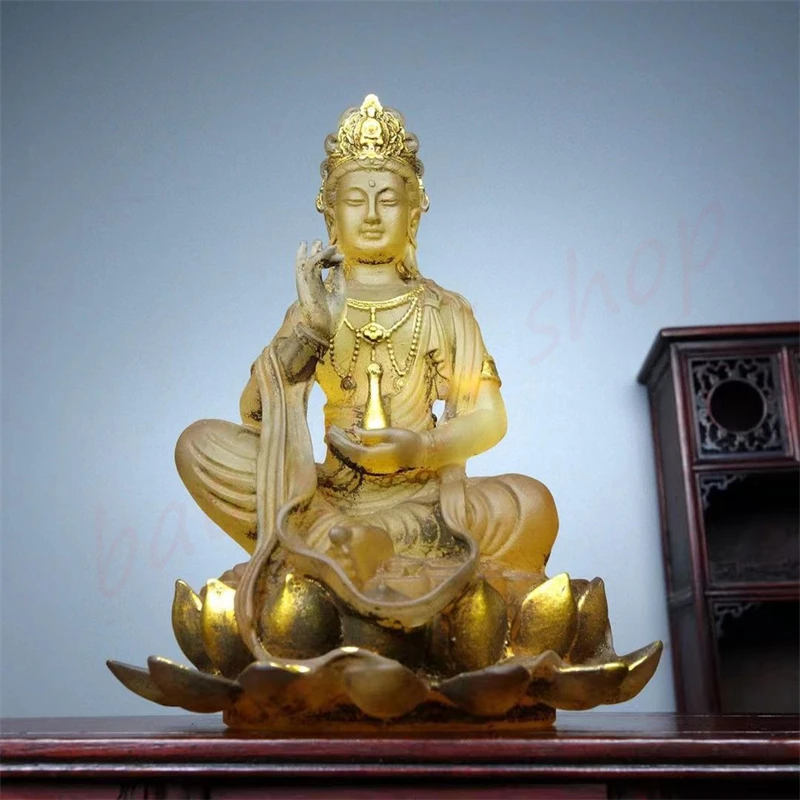 

Украшения Lotus Guanyin, украшение для дома, старое, благоприятное
