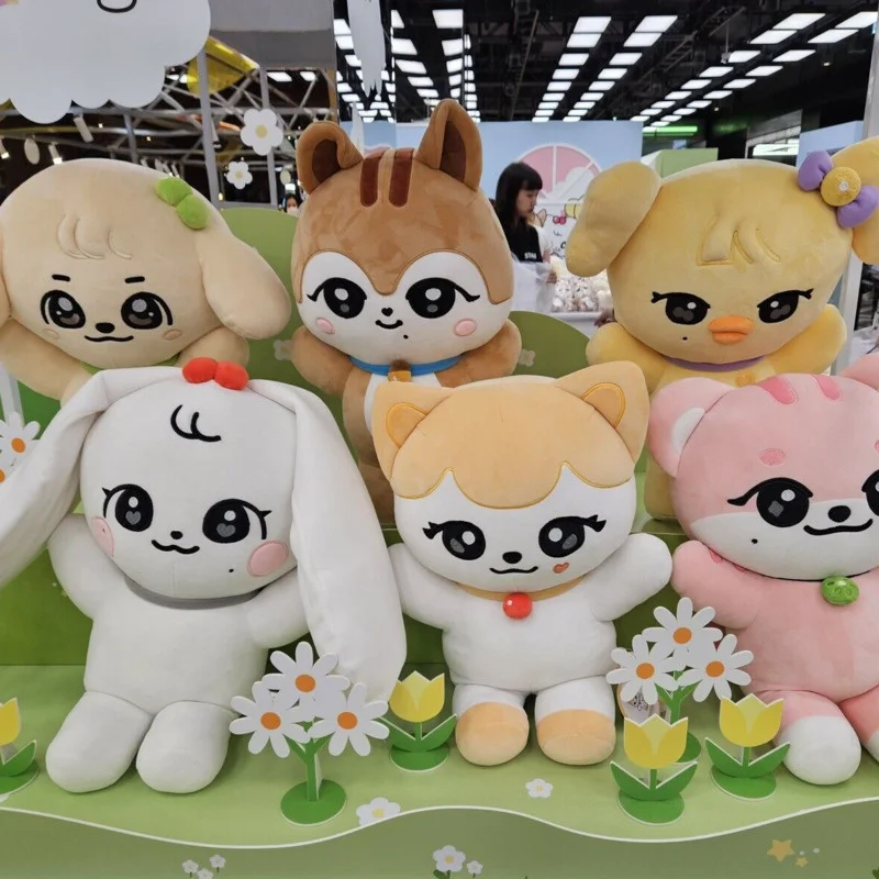 

45CM Kpop IVE Plush Toy Cherry Doll IVE Hug Soft Toy Cute Cartoon Jangs Won Young REI GAEUL LIZ Stuffed Animal Pillow Doll Gift