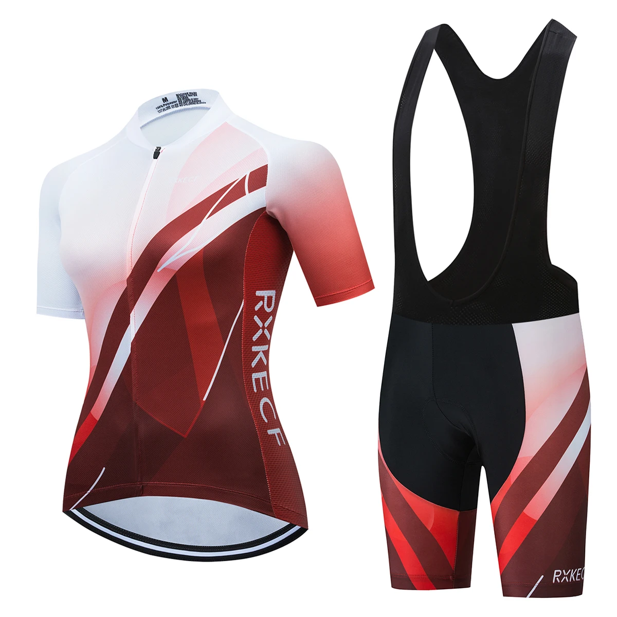 RXKECF Pro 2023 Woman Short Sleeve Cycling Jersey Set Sports Outfit Bike Clothing Kit Mtb Maillot Cyclist Bicycle Clothes 4