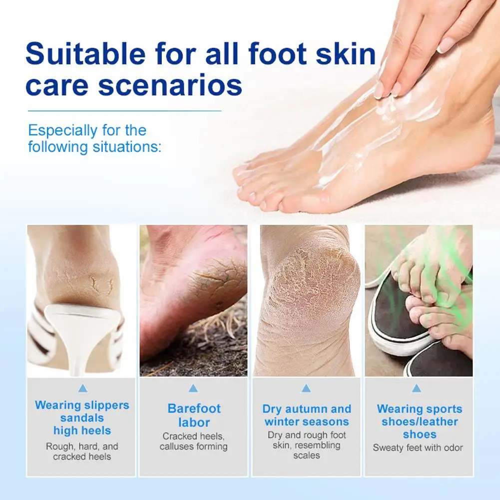 

Exfoliator Foot Cream Dead Skin Remover Heel Crack Moisturizing Repair Mask Feet Care Foot Hand Treatment Cream Skin N4X5