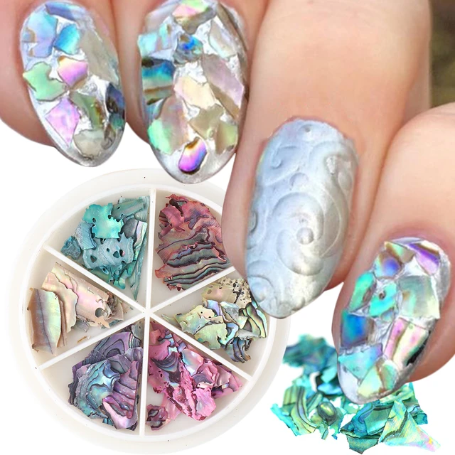 12 Gird/Box Crystals Rhinestones for Nails Multi Size Diamonds AB FlatBack  3D Glitter Gems Purple DIY Nail Art Decorations NFP01