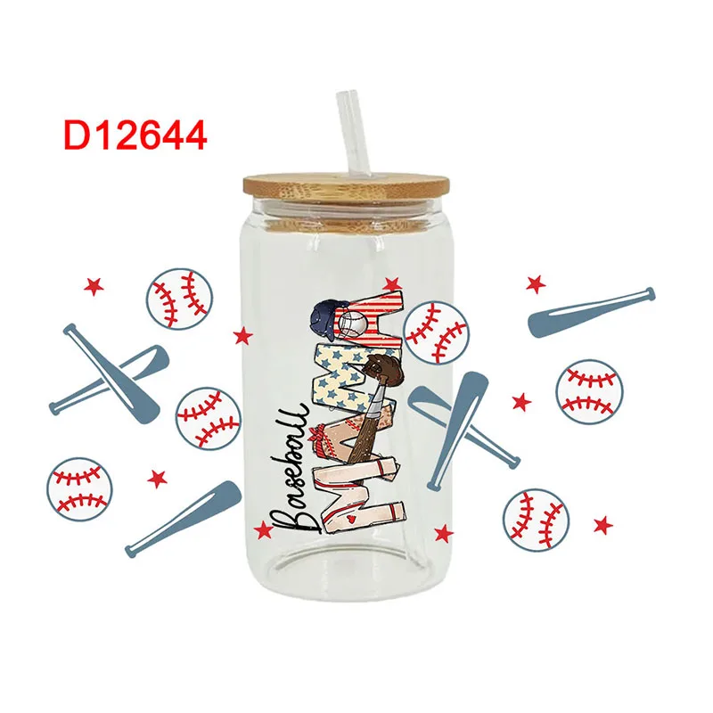 3D UV DTF Transfers Stickers 16oz Cup Wraps Cartoon Mom Mother's Day Printed For DIY Glass Ceramic Metal Leather Etc. D12528