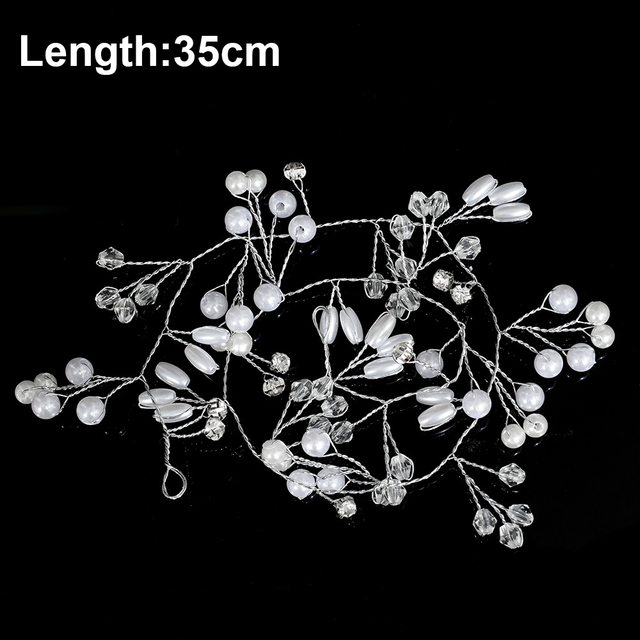 Pearl Hairpin Hair Vine Tiaras Headpiece Hair Comb Pins Hair Clips Wedding Bridal Rhinestone Jewelry Hair Accessories