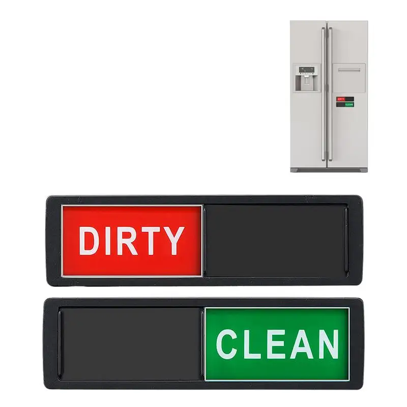 

Dishwasher Magnet Dirty Dishwasher Fridge For Kitchen Organization Easy Read And Sliding Indicator Non Scratch Adhesive Sticker