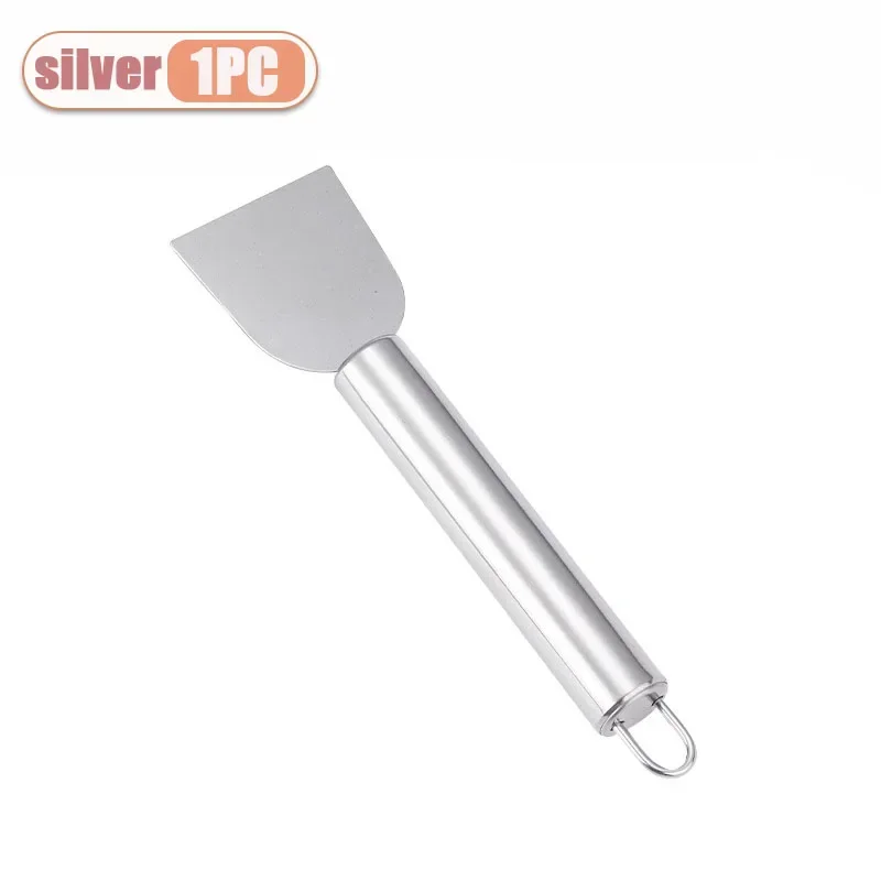 1-20PCS Kitchen Accessories Multi-functional Household Stainless Steel Cleaning Spatula Refrigerator Defrost Stain Scraper_voghion.com