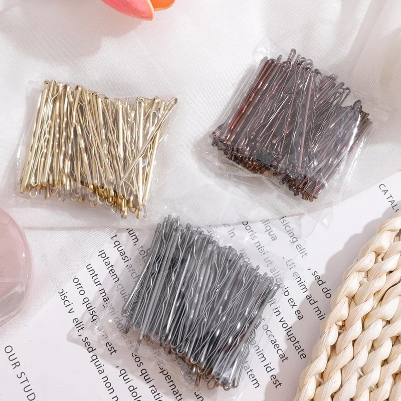 Hairpins 100 Pcs/Set hair clips hair accessories 5cm For Women Lady