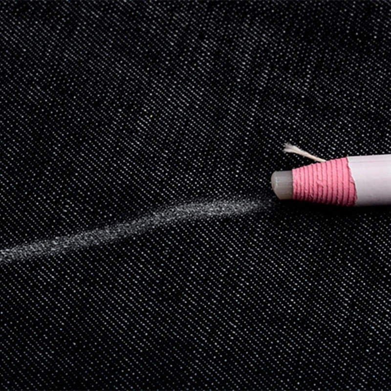12Pcs Sewing Pencil No Sharpening White Fabric Pencil Fabric Marking Pencils Tailor Pencils for Leather Marking Tool
