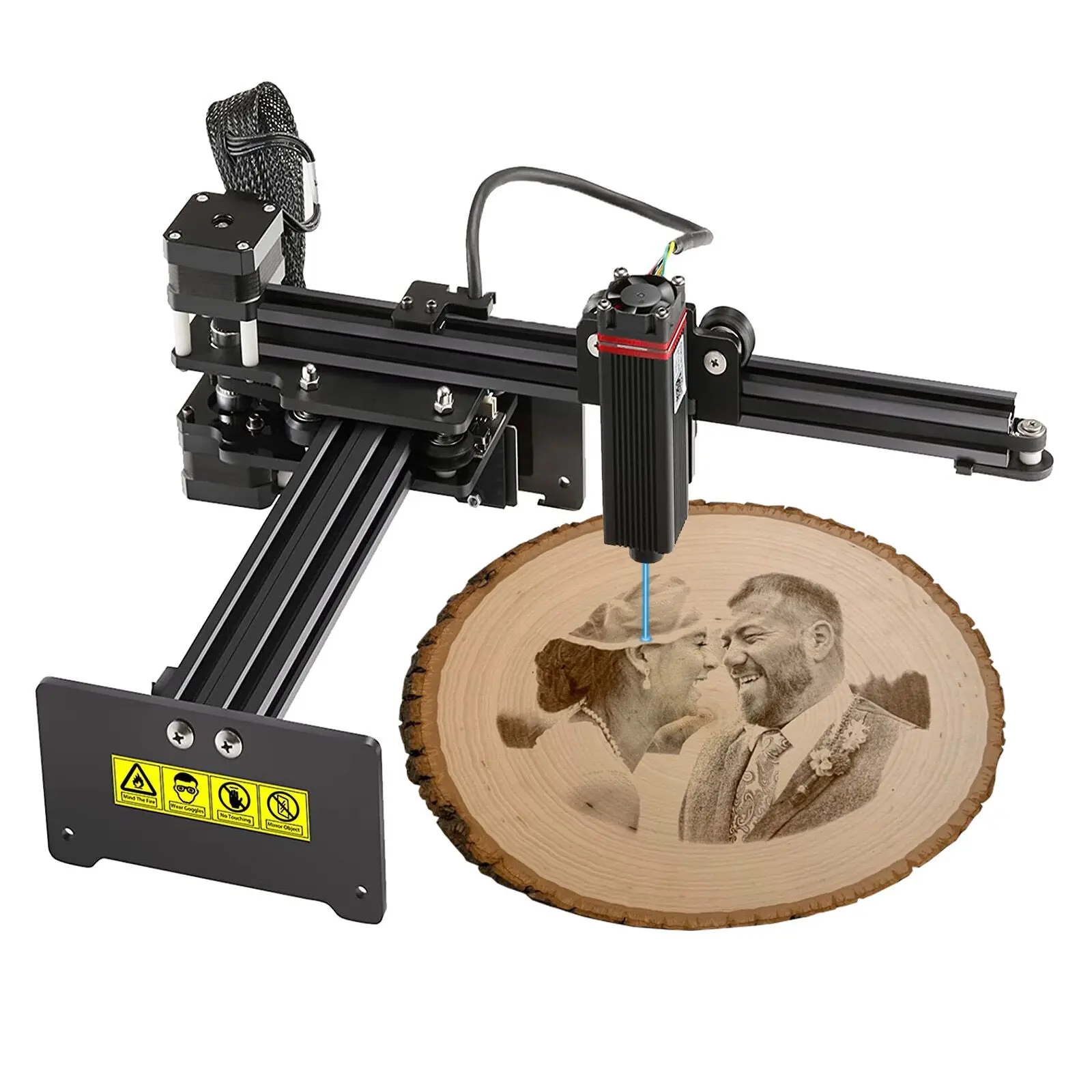 

ODM portable 20W diode laser cutting machine and 170*170mm tire QR code and logo marking engraving machine