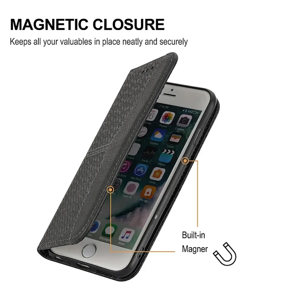 Leather Case For Samsung Galaxy A55 A35 A25 A15 A05S A54 A34 A24 A14 A73 A53 A33 A52S A22 A32 5G M13 M32 Wallet Flip Book Cover phone waterproof case iphone case magnetic wireless charging case phone case magnetic case camera lens protector case magsafe case camera protector case phone protector cover leather phone case card holder bag case