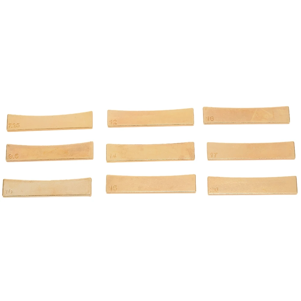 9 Size Guitar Radius Metal Fingerboard Fret Press Caul Insert Luthier Tools Accurate Fretting Electric Guitar Accessories guitar tool