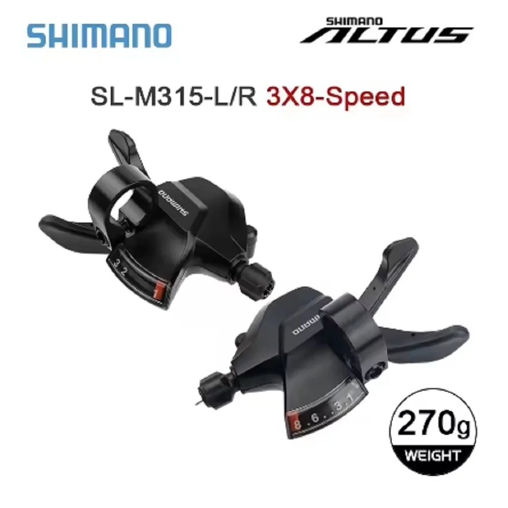 Shimano SL-M315 7 8 Speed MTB Shifter Altus RD-M310 Rear Derailleur 21S 24V Mountain Bike 3S Bicycle Gear Display Lever