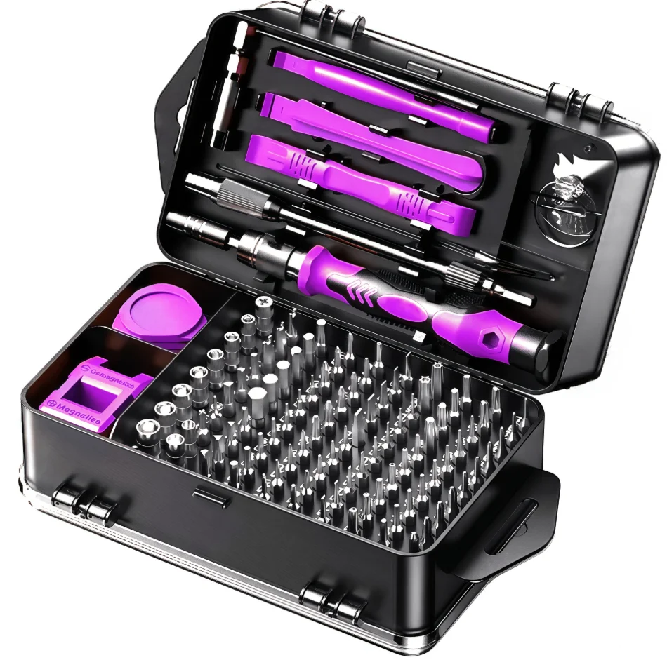 Mini Electronic Repair Tool Kit With Torx Triwing Screwdriver Bits Portable Disassembly Set For Notebook Computer Maintenance