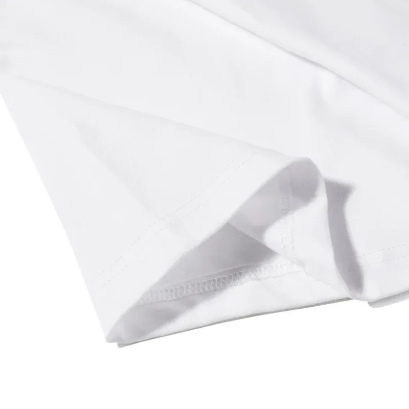 Polyester Sublimation Blank White T-Shirts for Man Women Kids Casual Short Sleeve Summer Tops Tee Shirts 5