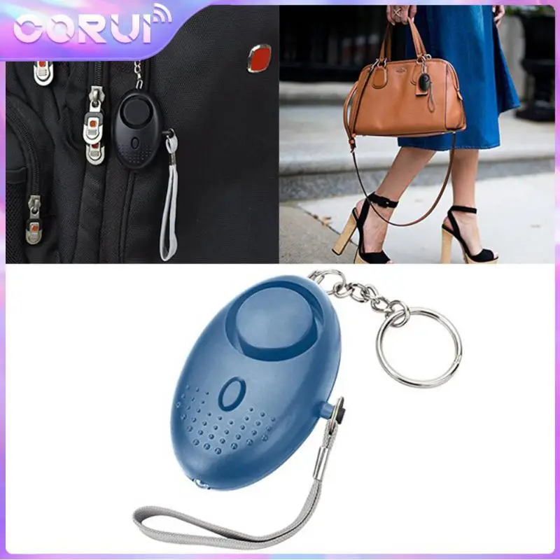 Corui 휴대용 비상 경보 개인 보안 경보, 자기 방어 130 DB 데시벨, LED 조명 안전 키 체인 경보