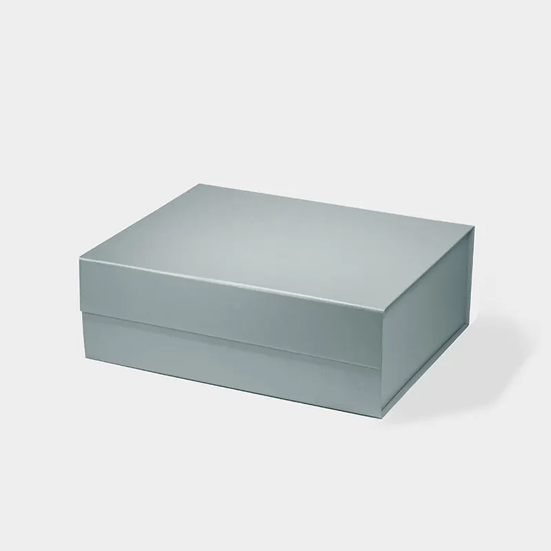 Elegant Black and White Magnetic Closure Luxury Gift Boxes, Deep A4 Size
