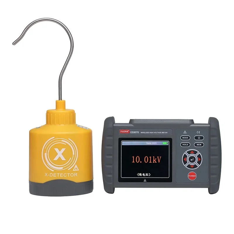 

ES9070 Wireless High Voltage Voltmeter Electrical Inspection Rating 70V ~ 220kV For High-voltage Transmission Line Power Check