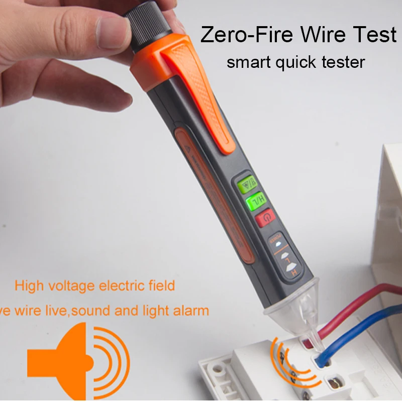 Smart Test Pencil Voltage Detector Pen Non-Contact 12-1000V Current Electric Sensor Voltage Tester Pen Meter Voltage Indicator 2