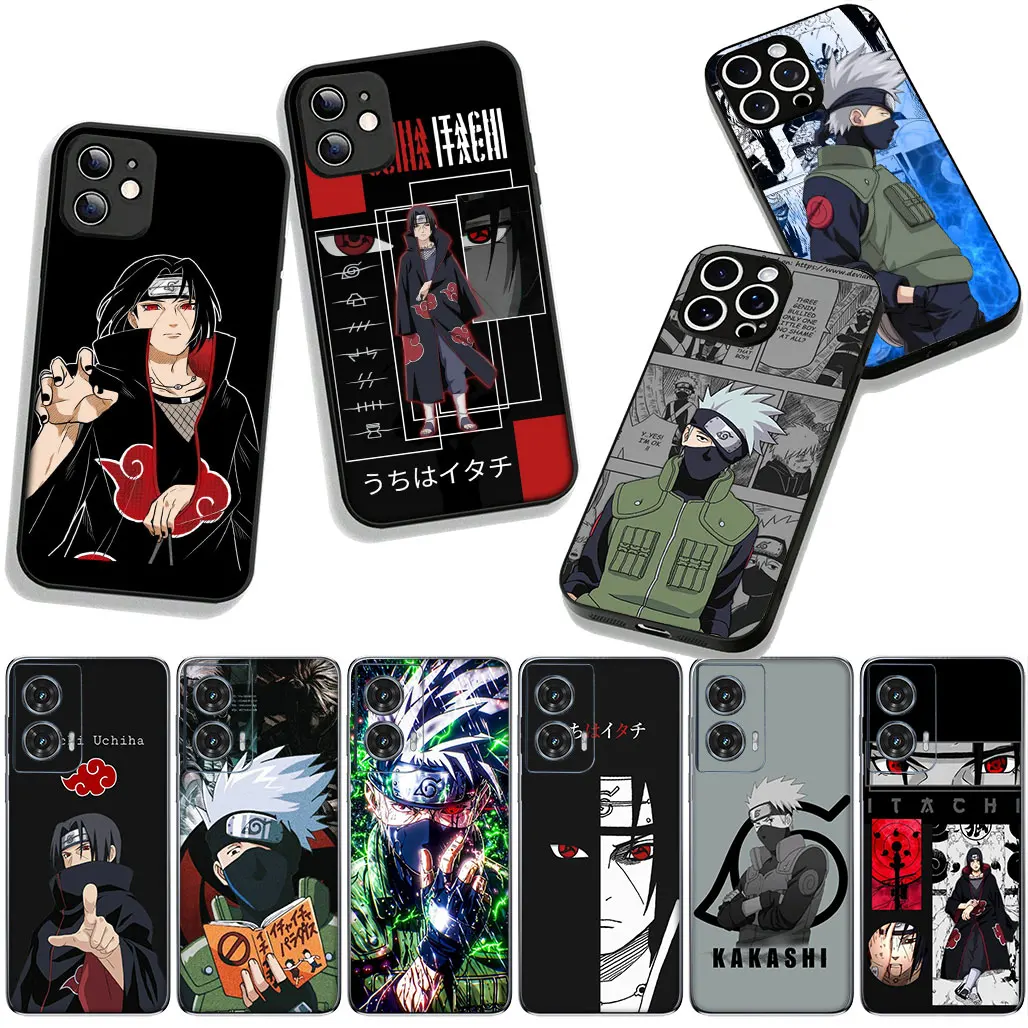 Kakashi and Itachi Anime Phone Case - Cool Ninja Design Cover