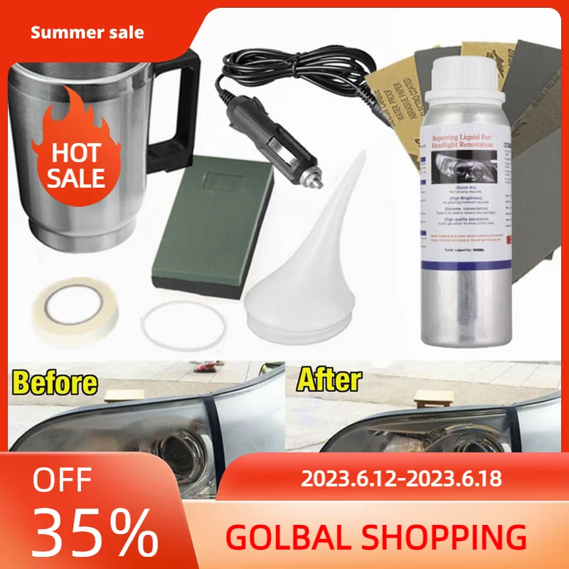 CarHeadlightRenovationKitHeadlightsWasherLightRestoration