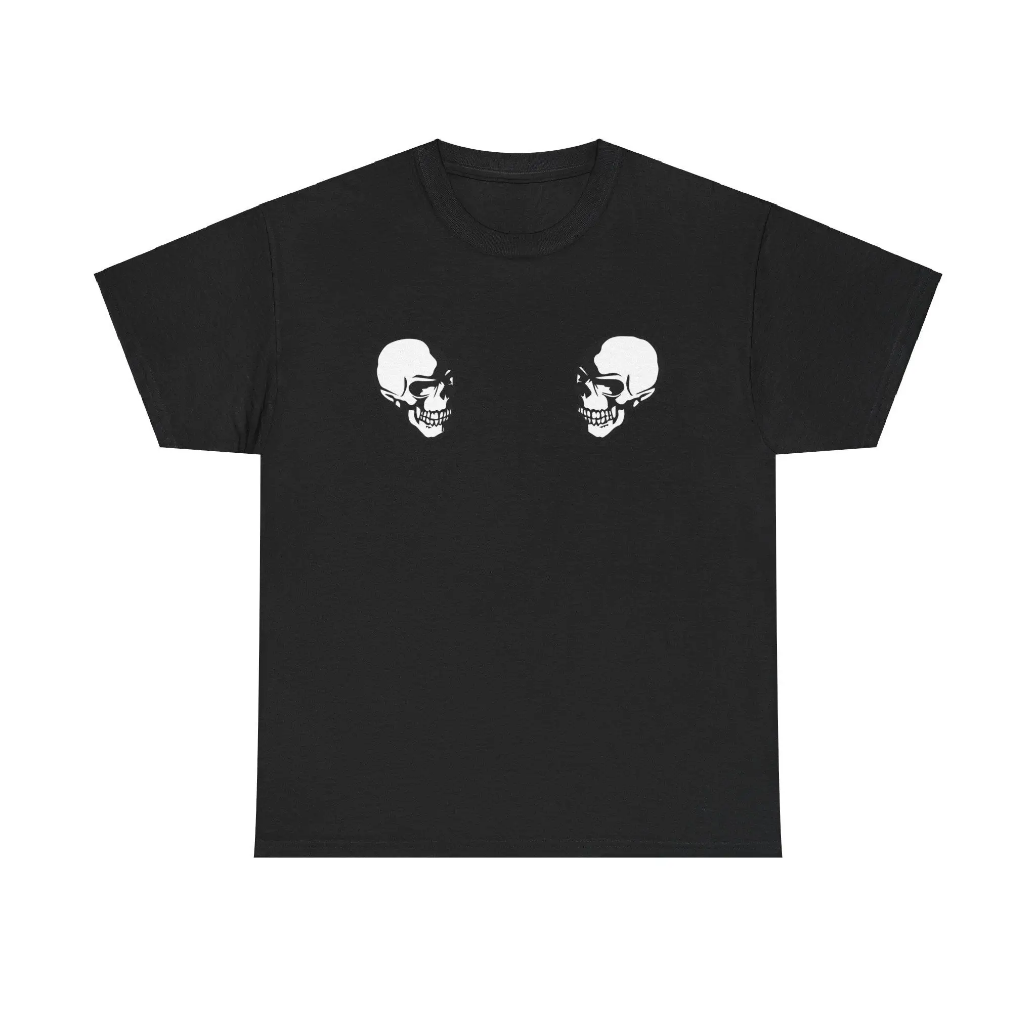 2026 Sommer Bestseller Herren Bedrucktes T-Shirt, The Clash Double Skull T-Shirt von The Ninth Academy of Visual Comedy