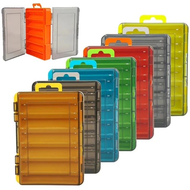 12 Compartments Fishing Box Outdoor Portable Double Sided Lure Bait  Organization Multi Functional High Quality Fishing