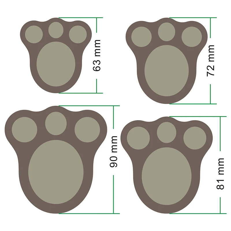2024 동물 발톱 금속 절단 다이, 스크랩북 종이 공예 및 카드 제작, 엠보싱 장식, 스탬프 없음