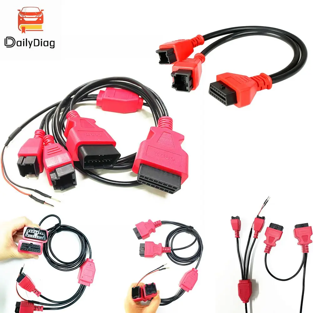 Cavo Connettore 12 + 8 Per Connettore Chrysler Funziona Per Launch X431/Obdstar/Autel Maxisys 12 Aggiungi 8 Multi-Connettore Aggiornato