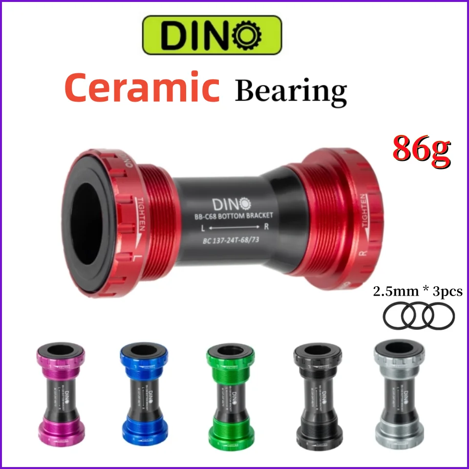 

Full CERAMIC BEARING BB Shell 68mm 73mm BOTTOM BRACKETS Applicable to Sram GXP Shimano R8000