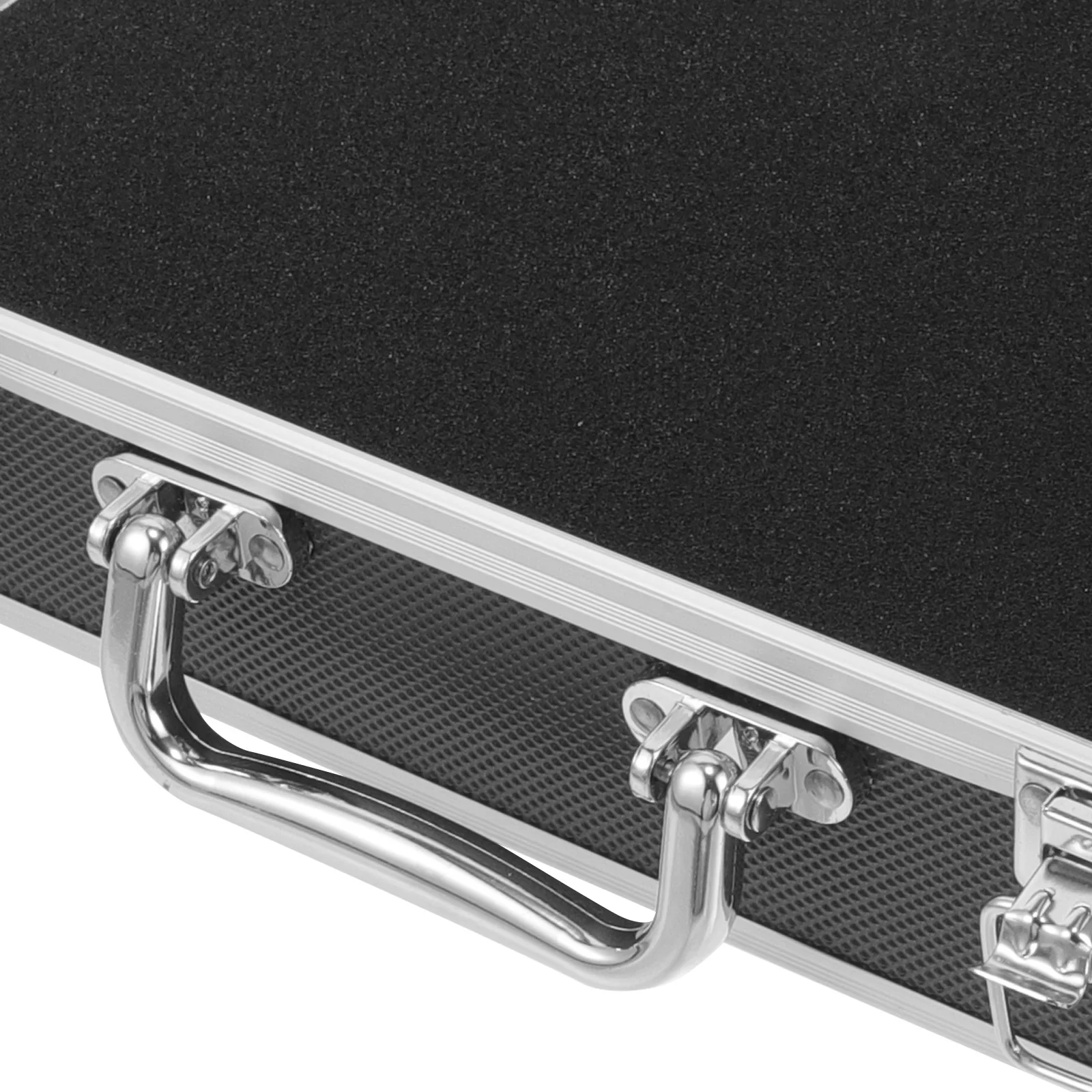 Toolbox Sound Card Aluminum Carrying Case Hard Briefcases for Men Money Metal Suitcase Black Man 5