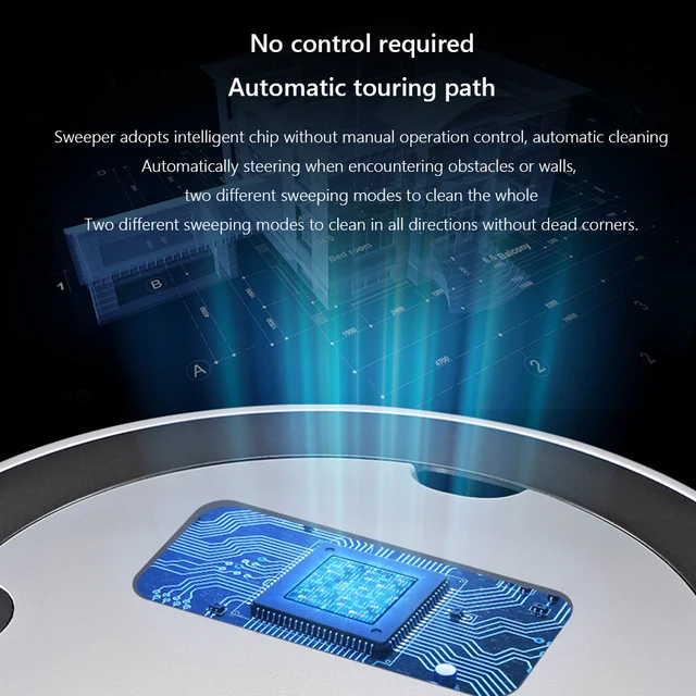 Wet Dry Sweeping Robot Mopping Machine Low Noise Electric Mop Sweeper with Spray Mopping Robot Vacuum Cleaner for Floor Carpet 3