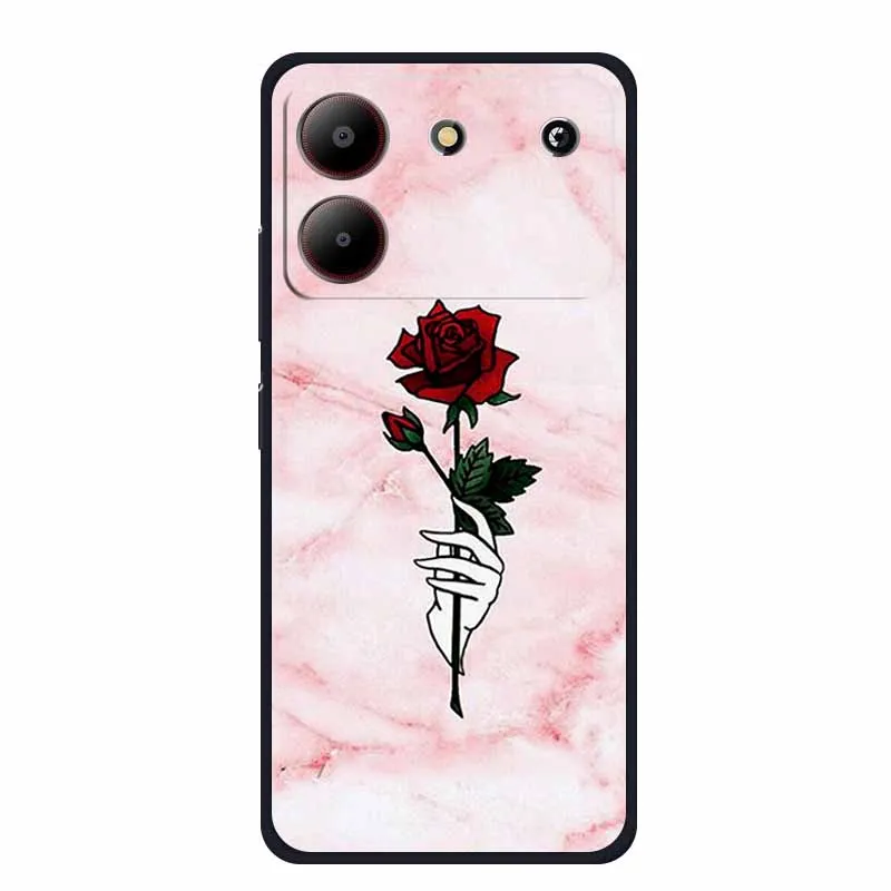 Marble TPU Soft Silicone Back Cover - Colorful Phone Case