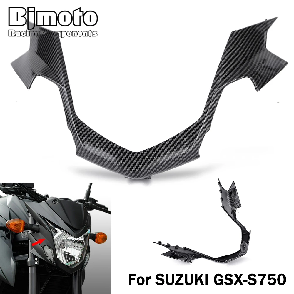 

GSXS750 2022 GSXS 750 Front Headlight Headlamp outside Middle Cover For Suzuki GSX-S750 GSX-S 750 Accessories 2017-2021