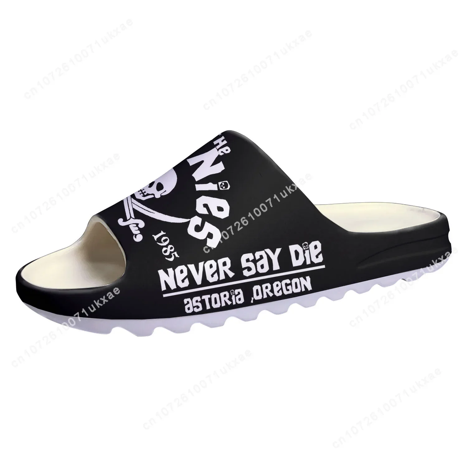 The Goonies Movie Soft Sole Sllipers Home Clogs Customized Step On Water Shoes Mens Womens Teenager Step in Sandals