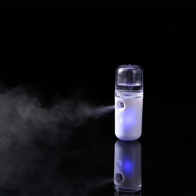 Mini Nano Mister 30ml Visual Water Tank Cool Mist Facial Steamer Mini Beauty Device Handy Hydrating Sprayer for Skin Care Makeup 2