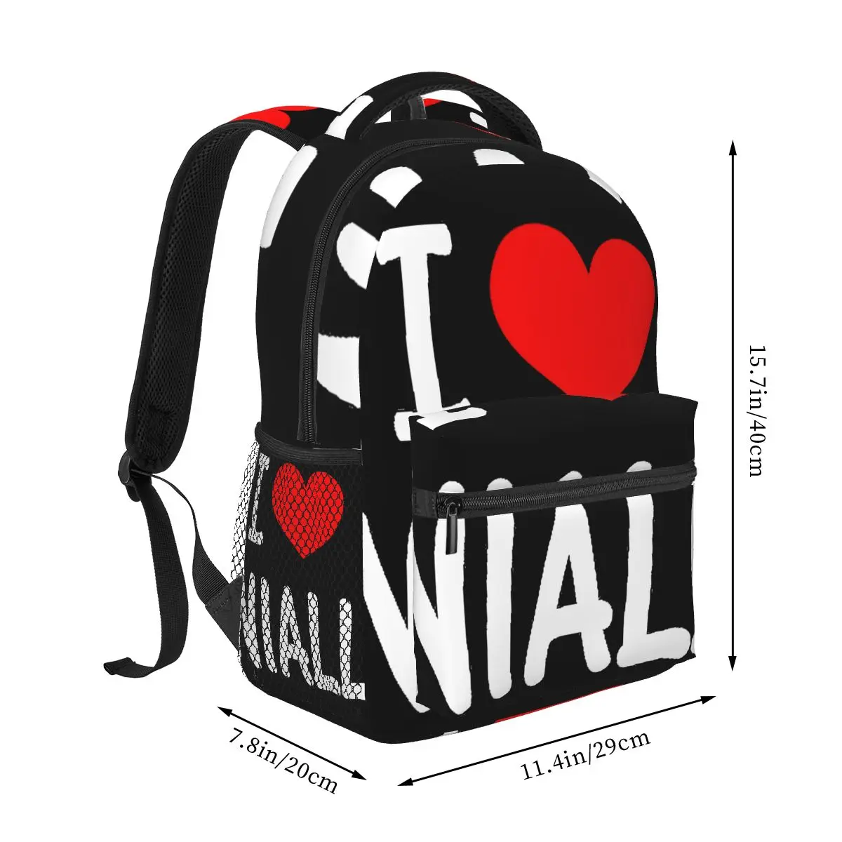 I Heart Niall Horan Casual Backpack Unisex Students Leisure Travel Computer Backpack