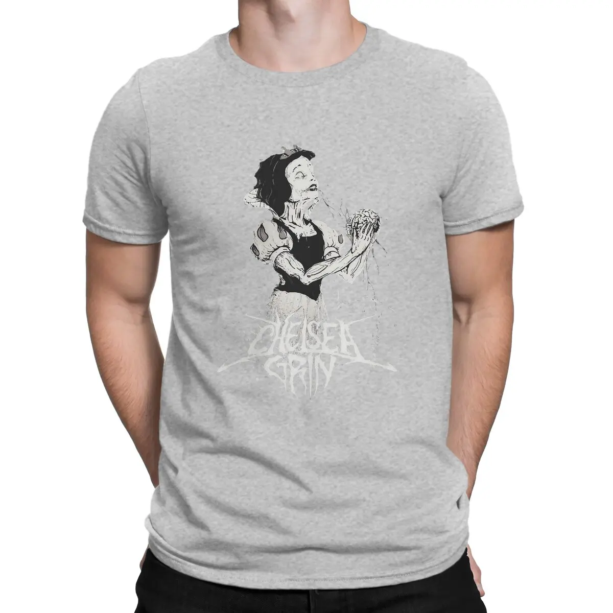 thumbnail image 1 of Camiseta de hip hop con música heavy metal, estilo Chelsea Grin, informal, de verano, para hombres y mujeres., 1 of 7