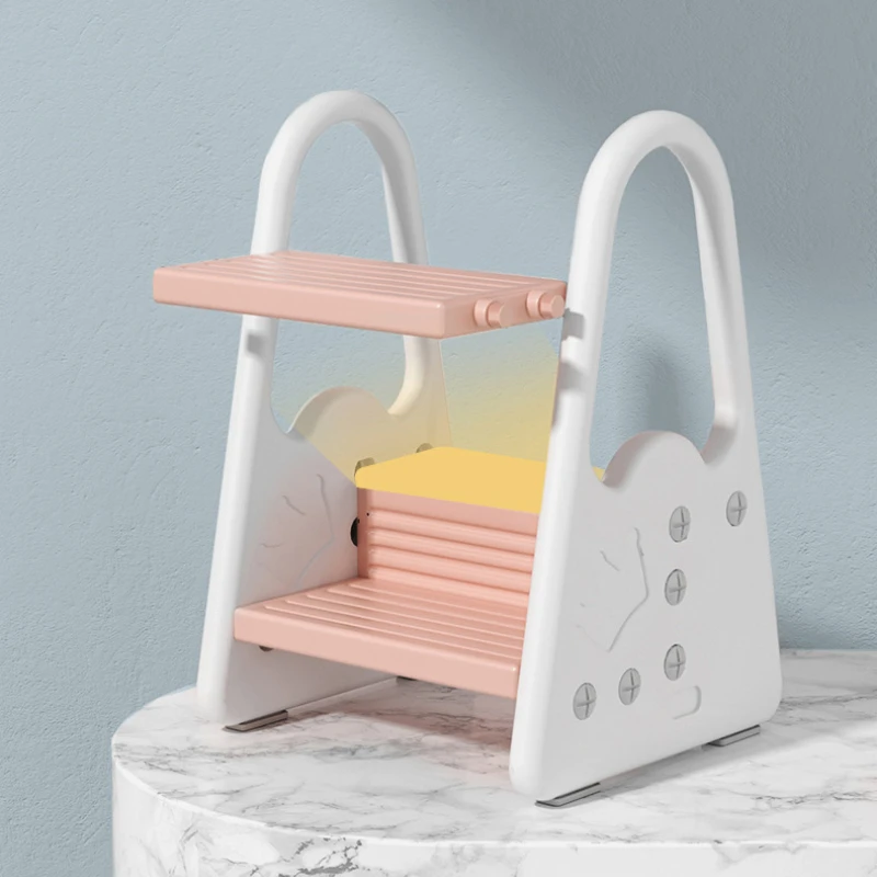 Baby Handwashing Step Stool, Children's Footstool, Infant Face Washing Step Ladder, Sink Heightening Stool Footrests