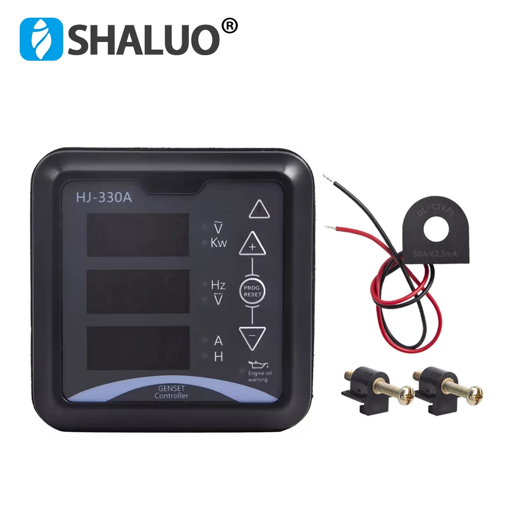 Display Led Gerador Medidor Três Medidor Digital Tensão Freqüência Medidor de Corrente Genconjunto Acessórios Peças de Reposição Hj330a
