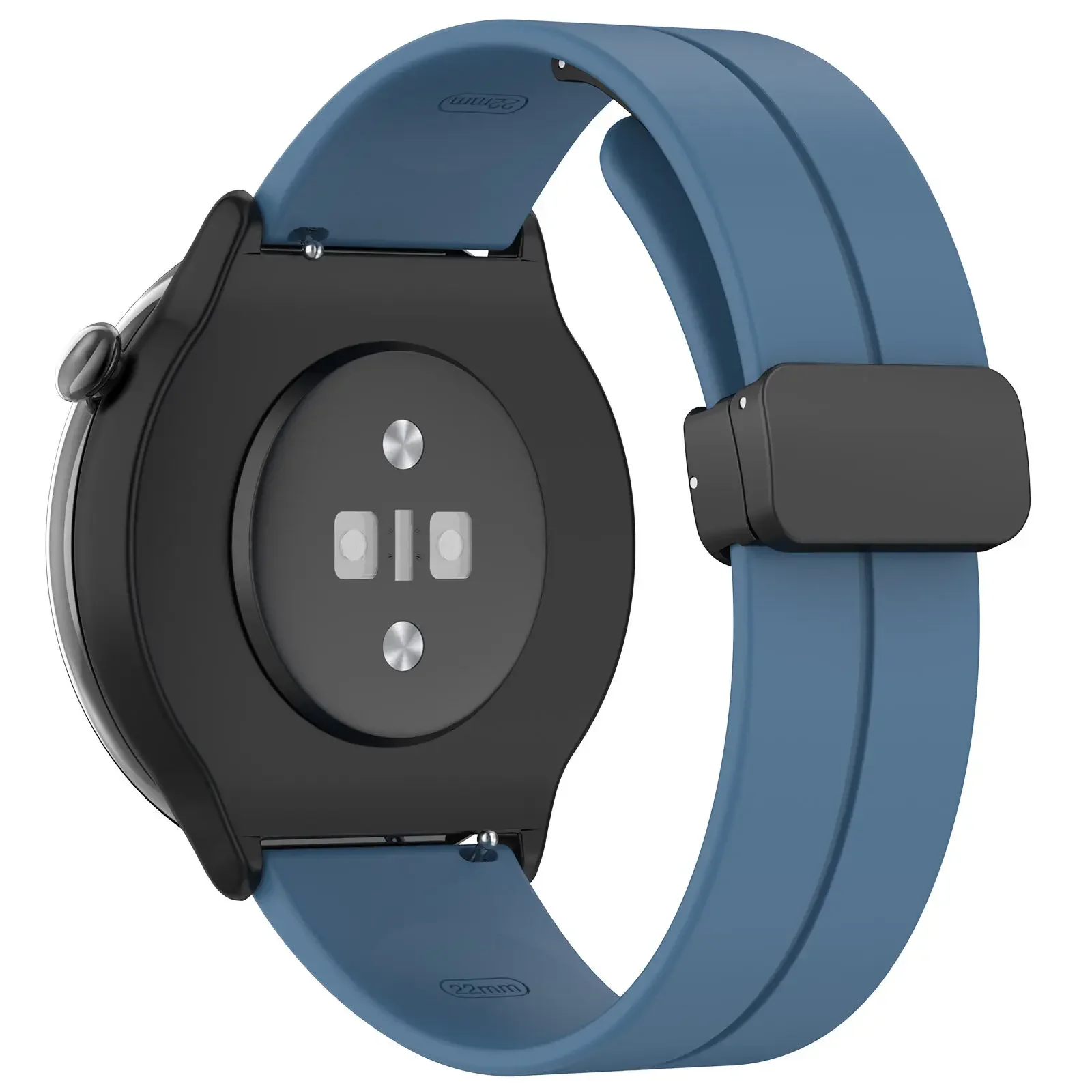 Magnetic Folding Buckle Silicone Band - Universal Fit, 20-22mm Strap