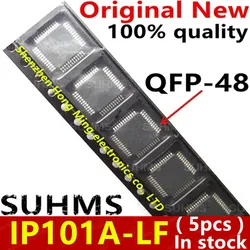 Chipset de IP101A-LF IP101A, QFP-48, IP101ALF, 5 unidades, 100% nuevo