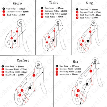 2022 High Quality Pink Cobra Male Chastity Device With 4 Arc Rings,Cock Cage,Restraint Penis Cage,BDSM Sex Toys For Man Gay 6