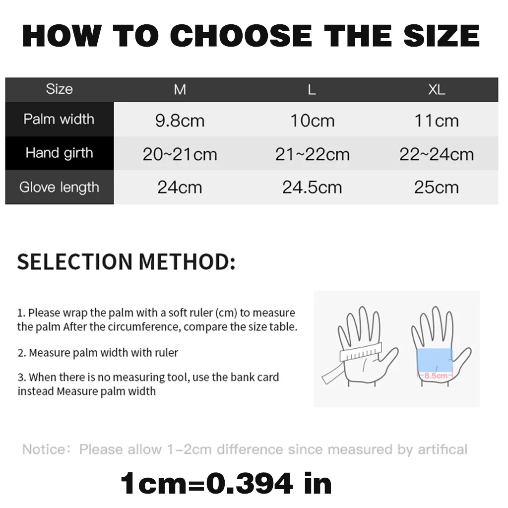 Cycling Gloves Autumn Winter Warm Men's Gloves Outdoor Cycling Sports Waterproof Touch Screen Gloves For Men Women Plush Warm Slip-Proof