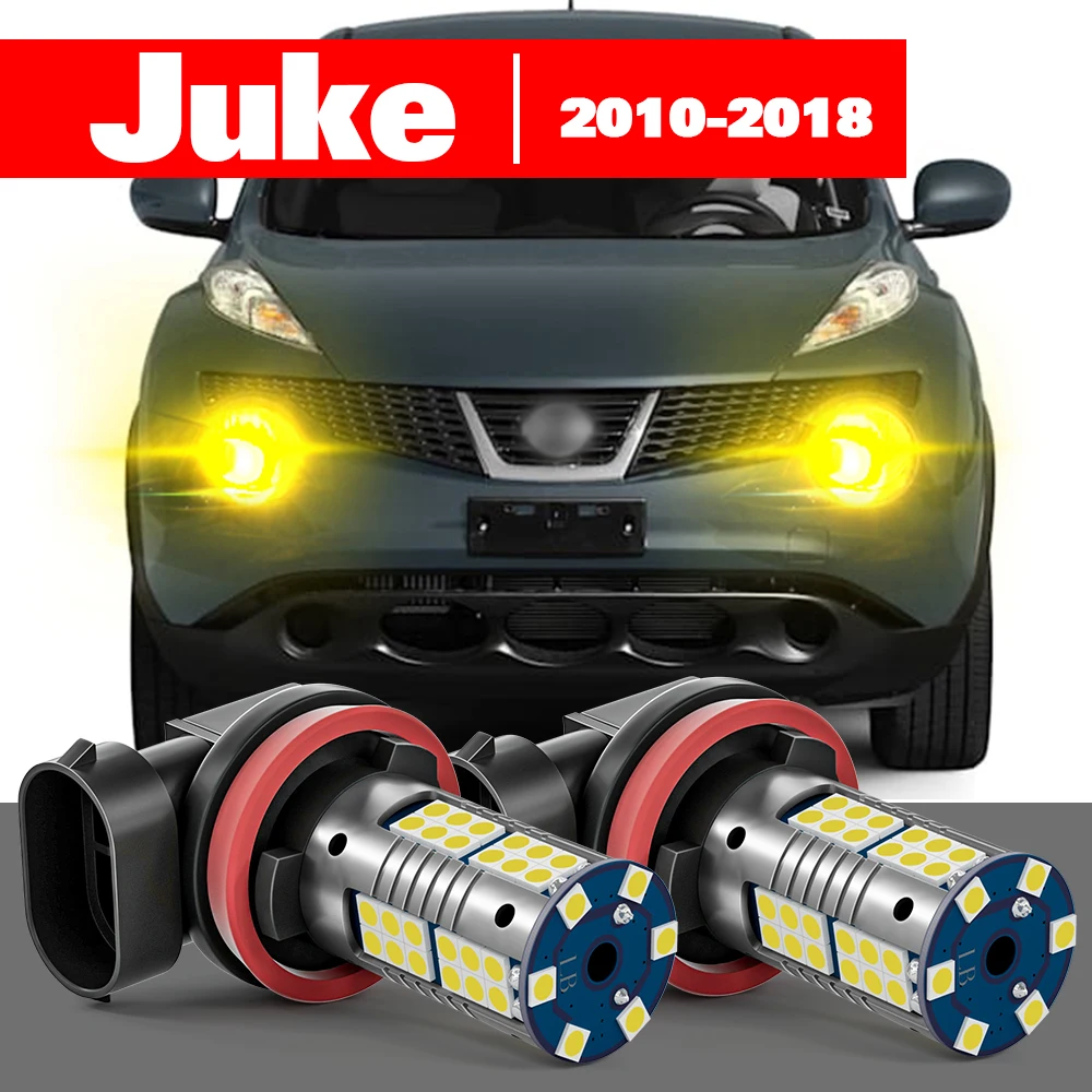 

Для Nissan Juke F15 2010-2018 аксессуары 2 шт. светодиодный ные Противотуманные фары 2011 2012 2013 2014 2015 2016 2017