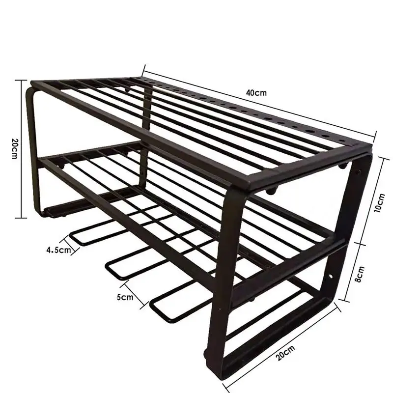 Power Tool Rack Electric Drill Holder Wall Mount Organizer Wrench Tool Workshop Screwdriver Power Storage Shelf Accessories wrench organizer wrench holder screwdriver organizer power tool holder tool organizer