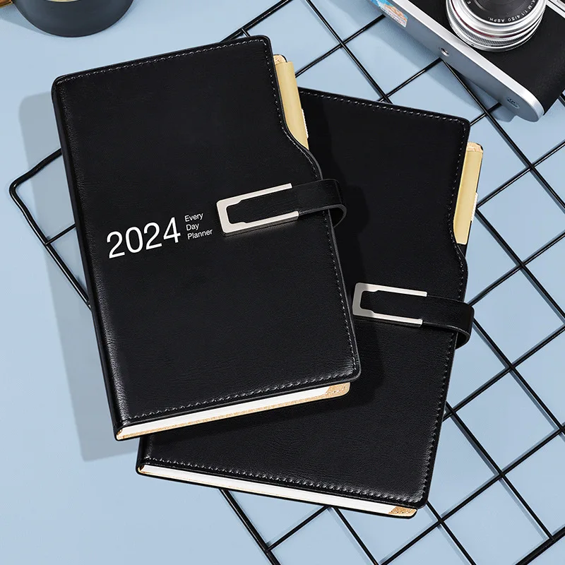 Notebook And Notepad Planner Papelaria Organizador Diário Sketchbook 365 Calendário Diário Nota Plano Livro a5 a6 2023 - Imagem 3