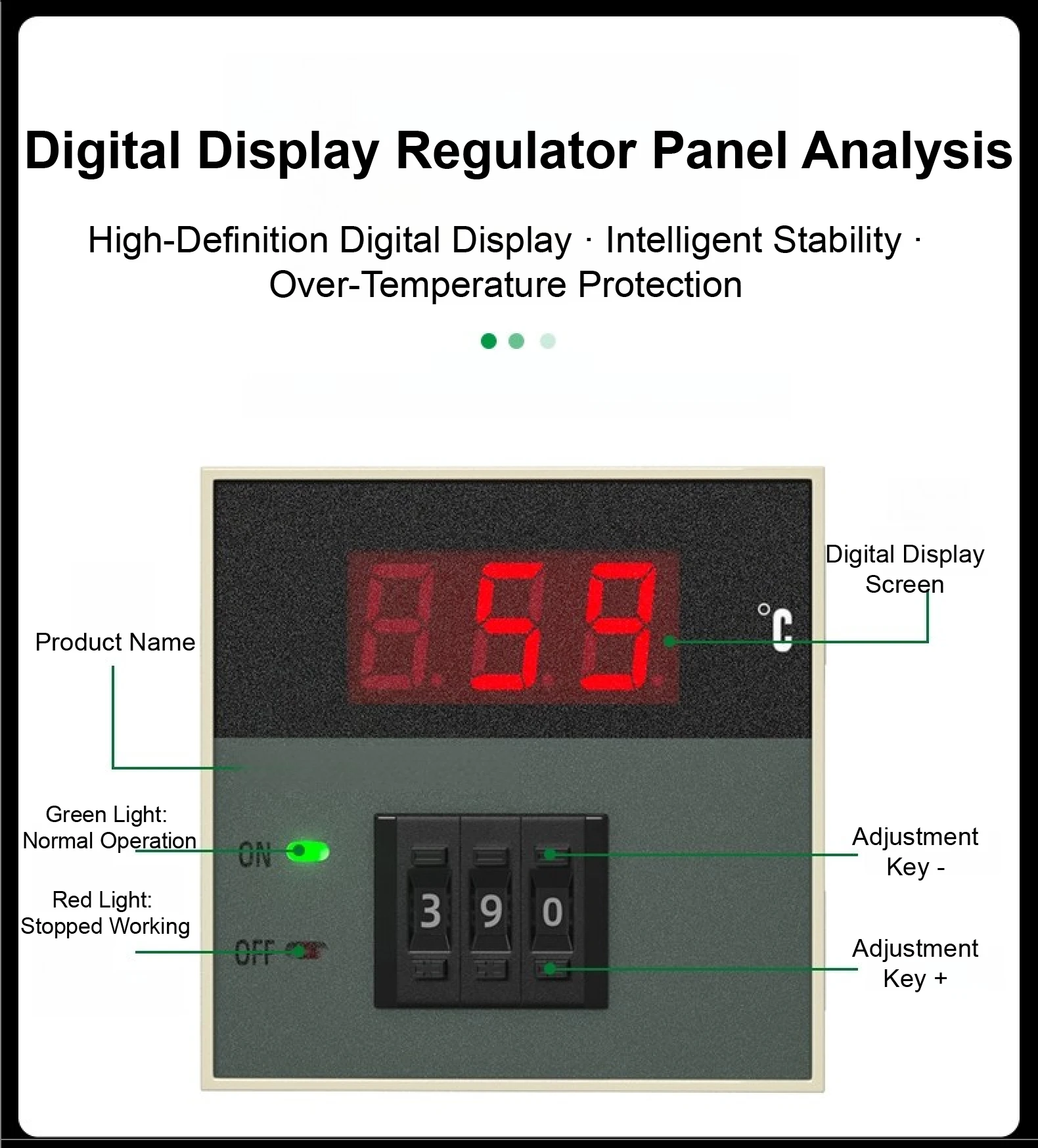 XMTD-2001 Digital Temperature Controller Thermostat 220V 380V K Type PT100 399℃