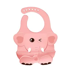 Baberos ajustables para bebé, babero de silicona impermeable, toalla de Saliva de alimentación infantil, toalla de Saliva de silicona comestible suave, bufanda para bebé
